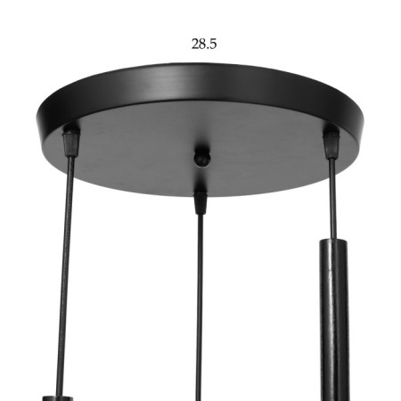 Lamp 2704/3 E27 40W Black-white-gray 30x30x20-90 cm-5