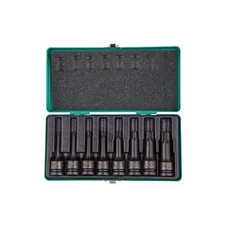 Set of end heads Stels 13999, Torx 1/2, 8 pcs., Shocks