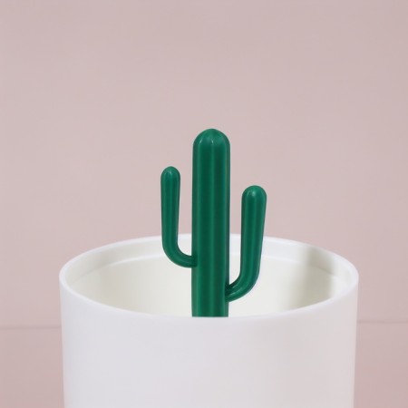 Organizer for storage "Cactus", with a lid, D - 7 × 11 cm, white/transparent color-6