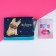 Gift set for the girl "Best Friend", a bag with hairpins, blue