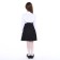 School blouse for girls, white color, height 122 cm