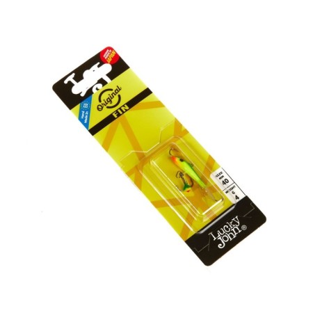 Balancir Lucky John Fin 3 + tee, 4 cm, color 29 blister-6