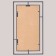 Wall mirror "black ruby", in a rectangular case, 80x45 cm