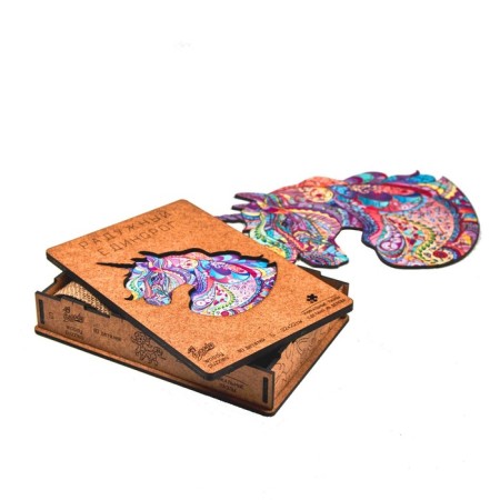 Figure puzzle, Rainbow Unicorn, size M-4