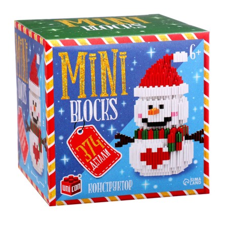 Constructor Mini Blocks "Snowman", 374 details-1