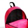 Youth backpack from lightning textiles, external pocket, fuchsia color