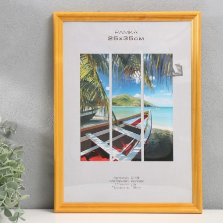 Photo frame tree "Image Art" C18 25x35 cm, (plastic screen), amber