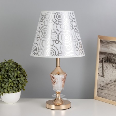 Viva table lamp E27 40W gold 25x25x47 cm Risalux