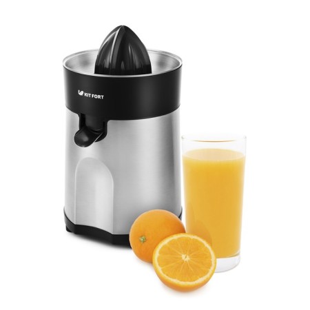 Kitfort KT-1113 juicer, for citrus fruits, 85 watts, 600 ml, silver-1