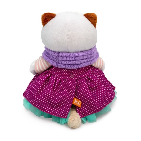 Soft toy "Lee in a dress and snood", 24 cm-2