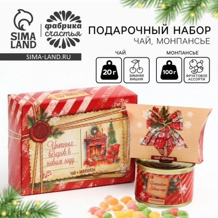 New Year's Gift Set "Cozy Evenings": Tea, Montansier