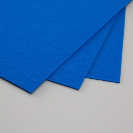 A set of hard felt "Astra" (3 pcs) bright blue, 1 mm, 160 g, 20x30 cm-2