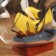 The ship Souvenir "Virginia", in a bottle, horizon. 14*7*9cm