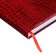 Dated diary 2025, Devente. Flag, Attomex. Arkona, solid cover of boomvinyl with foam, liesse, block 70 g/m2, red