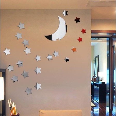Interior stickers "night", mirror, decor on the wall, panel 60 x 80 cm, 22 email-4