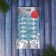 Decoration of the Christmas tree "Bant" (set 12 pcs) 5.5x5 cm, silver-blue