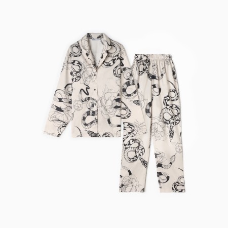 PAZHAMA Women's KAFTAN "Snake", p. 48-50, beige-6
