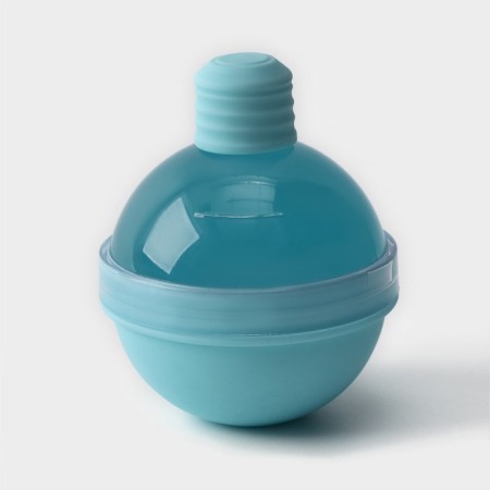 Ice form "ball", d = 7 cm, turquoise color-1