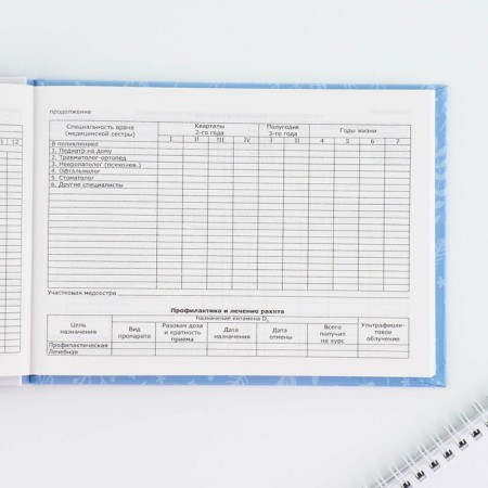 Medical card in a solid cover Form No. 112/U "Our Baby", 80 liters-5