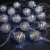Garland “thread” 4 m with nozzles “ball with a pattern”, IP20, transparent thread, 20 LED, white glow, 8 modes, 220 V