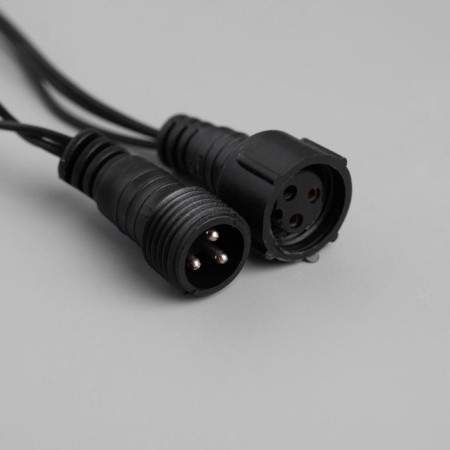 Garland “thread” 10 m, IP44, UMS, dark thread, 72 smd-led, white glow, 220 V-4
