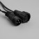 Garland “thread” 10 m, IP44, UMS, dark thread, 72 smd-led, white glow, 220 V