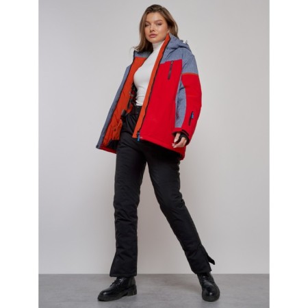Ski jacket women, size 54, red color-21