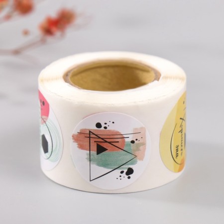 Stick Paper "Abstraction" d = 2.5 cm 252 pcs in the roll-4