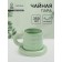 Tea couple of Dolyana "Zephyr", 350 ml, ceramics, green