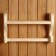 Shelf for shampoo, with a crossbar under a towel 44x29x9cm, Lipa "Dobroparov"
