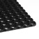 Muddy mud -bearded rug 80 × 120 × 1.6 cm, black color