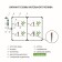 Opin-spraying nozzle for drip irrigation, with a peak, plastic, Greengo