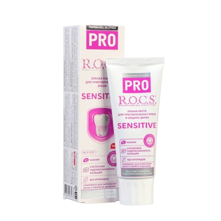 Toothpaste R.O.C.S. Pro Sensitive for sensitive teeth, 74 g