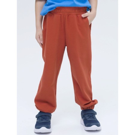 Pants for boys, height 104 cm, terracotta color