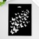 Plastic stencil "Butterflies" 14.5x20cm