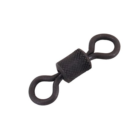 The Namazu Pro Rolling Ribbed Swivel, Brass, Carbon, Test-110 kg, packaging 5 pcs.-3