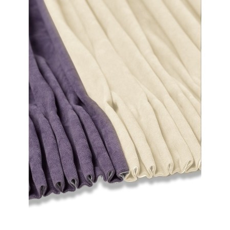 Set of curtains "Canvas", size 200x260 cm, 2 pcs, color violet milk-3