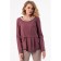 Female blouse, size 42, burgundy color