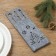 A set of envelopes for cutlery "New Year", gray color - 4 pcs.