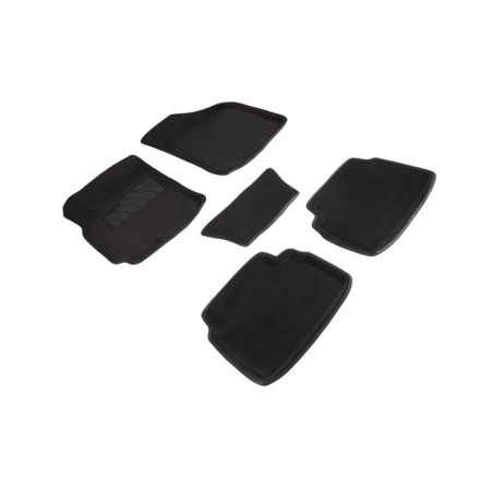 Pile rug for Chevrolet Lacetti, 2004-2013, black