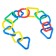 Developing toy "chain", 12 elements, crumb I