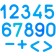 The cash desk of numbers and counting materials "we learn to count", 132 elements, plastic, puppy patrol mix