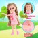 ARINA doll with a motorcycle and accessories, mix