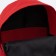 Young backpack from the textiles with lightning, 1 pocket, textura, red color