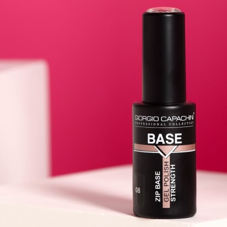 The basic coating for gel polish "Giorgio Capachini", with high resistance, tone 08, 12 ml