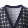 Male robe, dark blue color, size 50