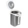 Thermopotes JVC JK-TP1025, 1200W, 2 methods of water supply, 5 l, silver color