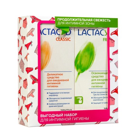 Set Fresh Lactacid Lactacyd Set Classic + Fresh