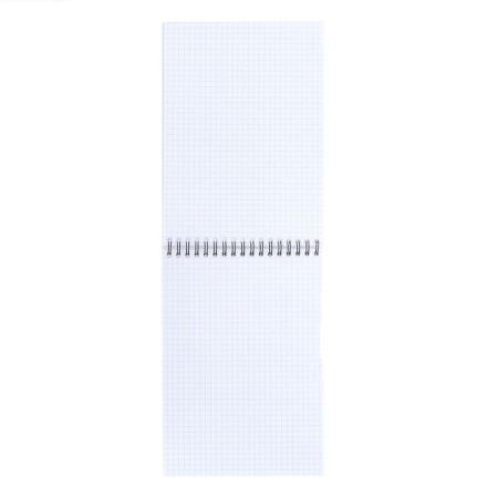 Notepad for spirals A5, 80 sheets, cage, Erichkrause "Life Style", plastic cover silk -screen cover, OFSET BELICT 100%, silver-7