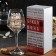 A glass for the wine "Mom rests" 350 ml, type of drawing: VD